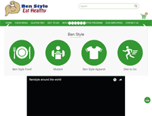 Tablet Screenshot of benstylefood.com